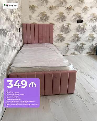 Tək nəfərlik çarpayı - Ölçülər: 90 × 200 sm - Mexanizm: Açılmayan