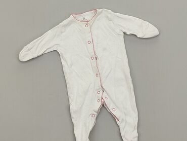 biały pajacyk niemowlęcy: Pajacyk, Next, 0-3 m, stan - Dobry