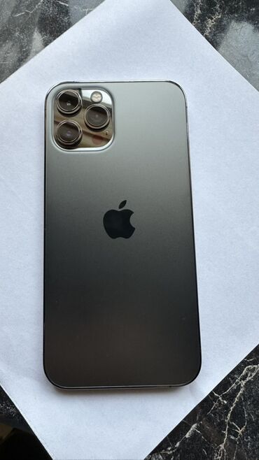 часы sim card: IPhone 12 Pro Max, Колдонулган, Графит