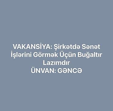 katibə isi: Ofis menecer, katib tələb olunur, İstənilən yaş, 3-5 illik təcrübə — 1