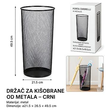 KMT Crni stalak za kišobrane 3283297-A Metalni držač za kišobrane na lalafo.rs KMT Crni stalak za kišobrane 3283297-A Metalni držač za kišobrane