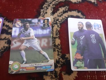 Kolleksiya kartları: Futbol kolleksiya kartları dəsti - Müxtəlif dizaynlarda, rəngli və — 5