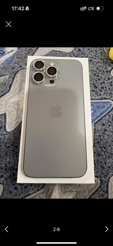 IPhone 15 Pro Max, 256 GB, Natural Titanium, Zəmanət, Simsiz şarj, Face ID