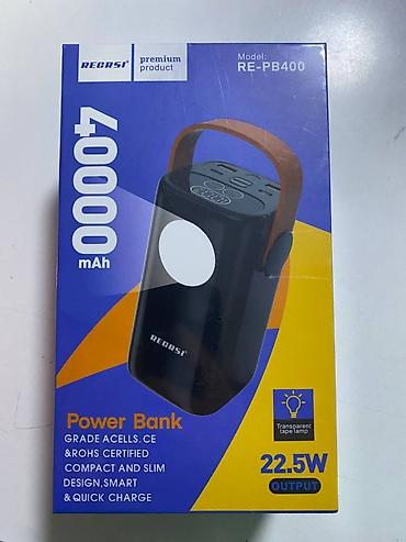 модуляторы: Повербанк Regrsi RE-PB400 40000mah 22.5W #Powerbank #Повербанк — 1