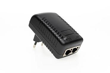 raspberry pi: POE инжектор 48в-0,5а, стандарт IEEE 802.3AF, 24Вт, черный новый — 1