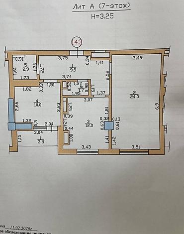 Продажа квартир: 2 комнаты, 64 м², Южная Магистраль Элитка, 7 этаж, Евроремонт — 10