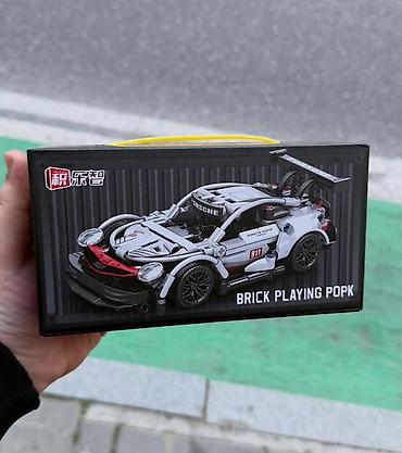 hot wheels premium: Konstruksiya dəsti – “BRICK PLAYING POPK” seriyası, idman avtomobili — 4