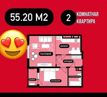 Продажа квартир: 2 комнаты, 55 м², Элитка, Евроремонт — 2