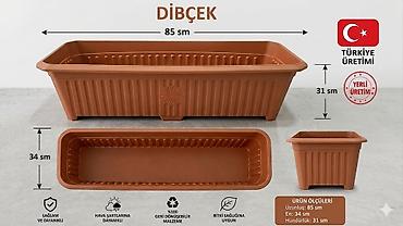 agac satisi baki: Dibcek – Türkiyə istehsalı keyfiyyətli gül əkən qab Bağ, balkon, həyət — 1