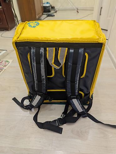 сумка глово: Терморюкзак курьера Glovo - Формат: жёсткий квадратный бокс для — 4