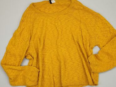 spódniczka w kratkę żółta: Sweter, H&M, L (EU 40), condition - Good