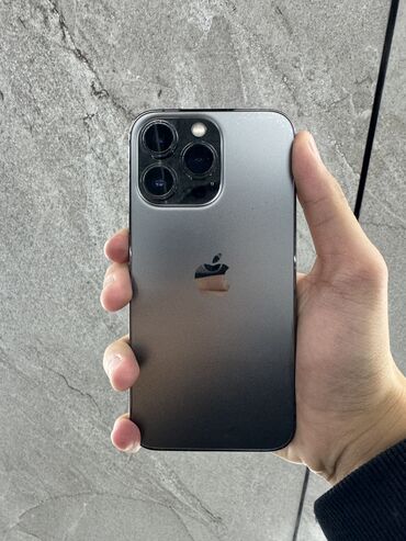 бушни телефон: IPhone 13 Pro, Колдонулган, 256 ГБ, Кара, Каптама, Кабель, 99 %