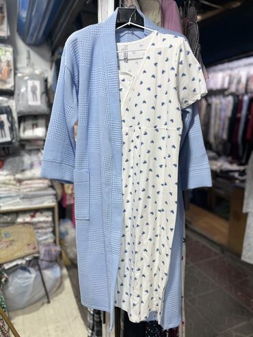 Ночные сорочки: В роддом сорочки,комплекты двойки тройки Широкий ассортимент рынок — 26