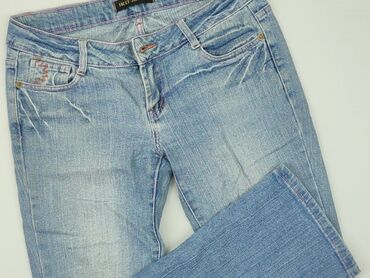 błękitne jeansy damskie: Jeans, M (EU 38), condition - Very good