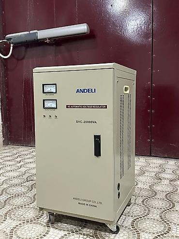 220 v: ⚡ ANDELI 20 kVA GÜCLÜ STABİLİZATOR SATILIR! 💰 Qiymət: 550 AZN — 2