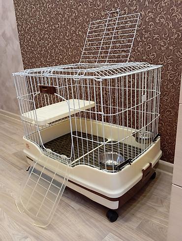 лоток для кроликов: Клетка, вольер, 2 лотка, сенник для кроликов и грызунов. 1. Клетка — 4