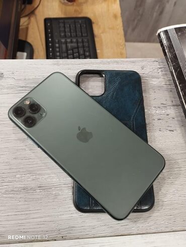 кожаный чехол iphone 6: IPhone 11 Pro Max, 64 ГБ, Matte Midnight Green, Face ID