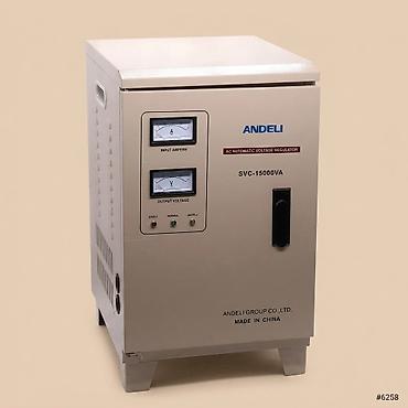 №: 5868 Məhsulun adı: Stabilizator Andeli SVC-15000VA, 15000 Vt Brend
