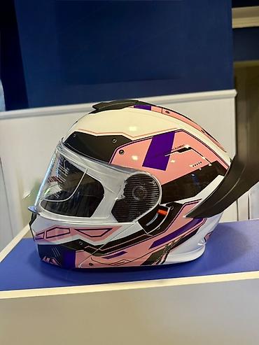 moto kaski: Mototexnika üçün tam üzlü kask - Brend/Model: LS2 (Twin Shield System — 4