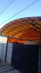 решетка для барбекю: Чатыр, Аркалуу, Металл, Поликарбонат, Орнотуу