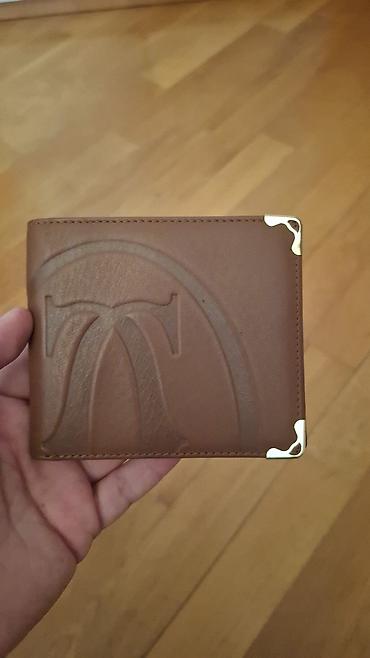meta eynek: Qəhvəyi rəngdə kişi pul qabı - Material: Yüksək keyfiyyətli dəri - — 1
