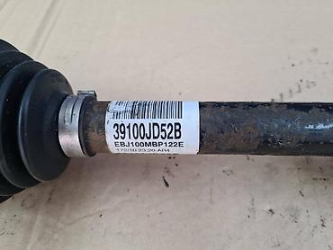 Poluosovine: POLUOSOVINA KOMPLETNA DESNA ZA NISSAN QASHQAI, QASHQAI + 2 OD 2010. DO — 2