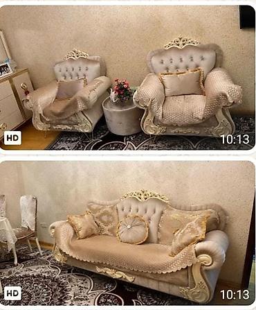 İşlənmiş, Divan, 2 kreslo