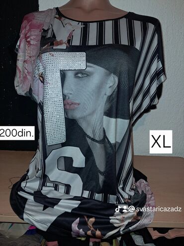 Majice kratkih rukava: A-Dress, M (EU 38), Poliester, bоја - Šareno — 18