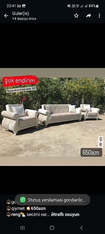 🔱gozel gorunuslu divan desti sifarisle 🔱qiymet *💥650azn* *🔱reng*🌈 lalafo.az -da 🔱gozel gorunuslu divan desti sifarisle 🔱qiymet *💥650azn* *🔱reng*🌈