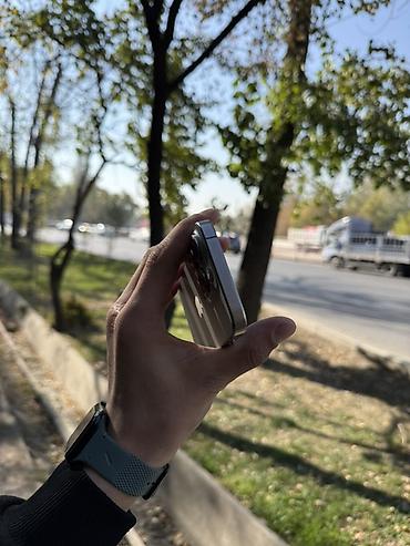apl: IPhone 15 Pro, Б/у, 256 ГБ, Natural Titanium, Защитное стекло, Чехол, 85 % — 6