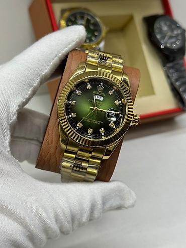 oyster saat: Yeni, Qol saatı, Rolex, rəng - Yaşıl — 2