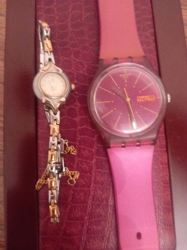 Qol saatları: Qol saatı, Swatch, rəng - Çəhrayı — 9