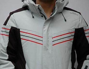 Zimske jakne: Muška zimska jakna sa kapuljačom - Boja: svetlosiva sa crnim — 4