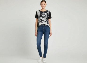 sinsay oversize t shirt: Orsay, Women`s T-shirt, size XS