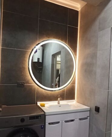 зеркала для ванной: Зеркало с подсветкой на заказ.
С установкой и без, пишите