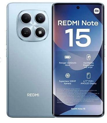 Мобильные телефоны и аксессуары: Redmi Note, 256 ГБ, цвет - Синий, Face ID — 1