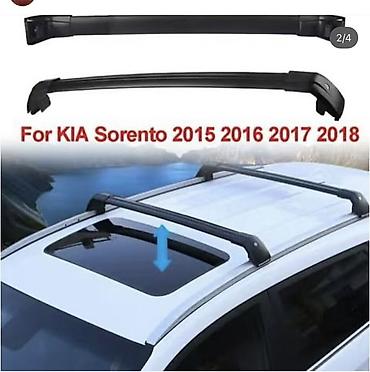 Поперечные дуги: Поперечины на штатные рейлинги для кроссовера Toyota (Highlander/RAV4 — 16
