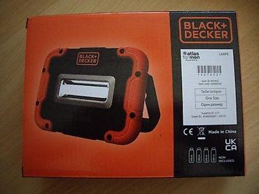 Baštenska rasveta: BLACK+DECKER prenosna LED radna lampa - Snažan COB LED panel za širok — 5