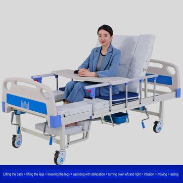 продажа медицинского оборудования: Медицинские кровати с матрасом и туалетом, новые 24/7 доставка