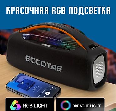 Динамики и колонки: Bluetooth Колонка с микрофоном Eccotae Bass Boost Купить в Бишкеке — — 10