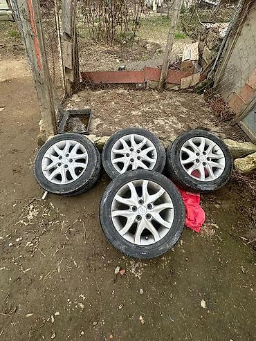 Disk təkərlər: Hyundai orijinal yüngül lehimli disklər və təkər komplekti (4 — 4