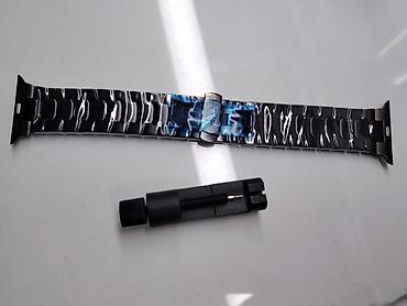 coco line: Metal saat kəməri – Apple Watch üçün - Material: paslanmayan polad — 2