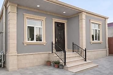 Fasad işləri: Ünvan; Saray qəsəbəsiNovxanı yolu. Termo aqlay, isti aqlay fasad — 23