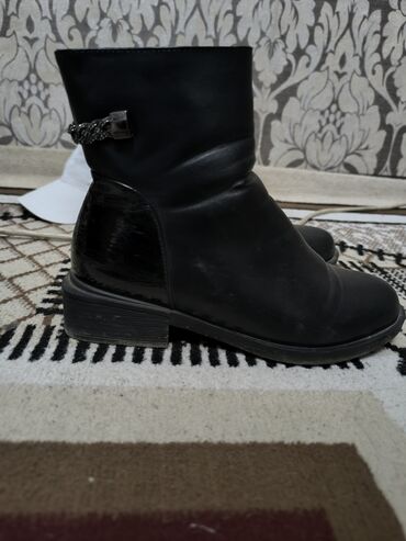обувь из европы: Сапоги, 37, цвет - Черный