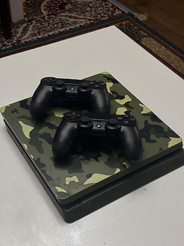 ps4 controller: PlayStation 4 Slim – Camouflage (Green) xüsusi buraxılış konsolu — 1
