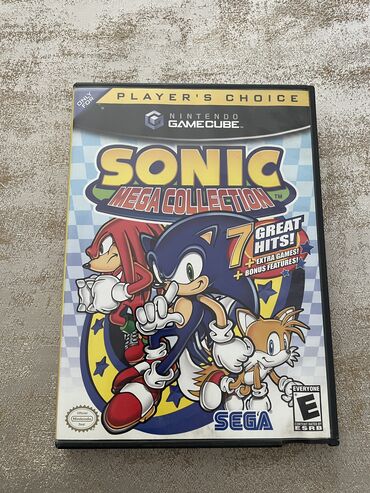 sega kaset: Sonic Mega Collection oyun diski SEGA üçün. Yeni kimidir.Retro