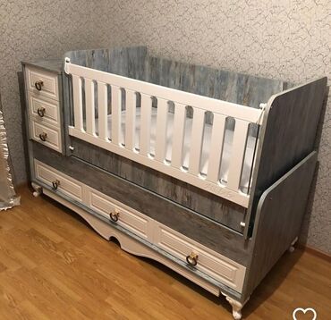plastik qapi pencere kreditle: Для девочки и мальчика, Б/у, Кровать, С подъемным механизмом, С матрасом, С выдвижными ящиками