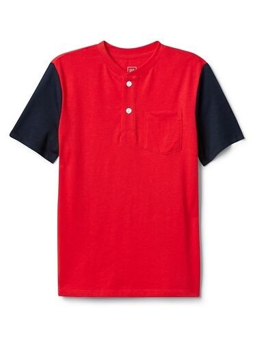 красная рубашка: Детский топ, рубашка, цвет - Красный, Новый