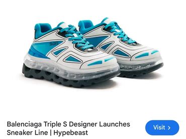 Women's Sneakers and athletic shoes: Balenciaga, 40, bоја - Tamnoplava — 1