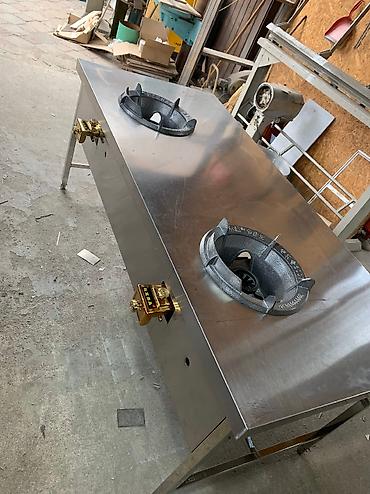 Печи, плиты: Горелка для вока со столом — 3